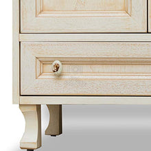 Shop Chic Arredo bagno decapè avorio con lavabo da 75 cm ante e cassetti