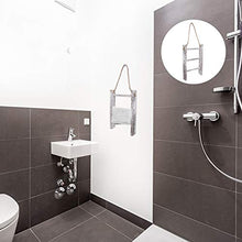 DOITOOL Scaletta per asciugamani a 3 livelli, multifunzionale, in stile retrò, per casa, bagno, camera da letto