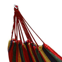 KoelrMsd Ice Mesh Hammock Altalena singola antiaderente a strisce rosse 280 * 80 con custodia in corda Aa da esterno antiribaltamento