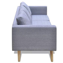 FAMIROSA Set Divani a 2 e a 3 Posti in Tessuto Grigio Chiaro-2193