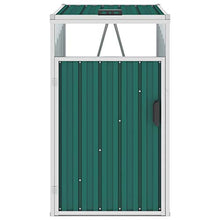UnfadeMemory Copri Bidone Rifiuti Verde 72x81x121 cm in Acciaio