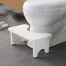 Camisin, sgabello per WC in legno massello, sgabello da squat Pit sgabello per WC