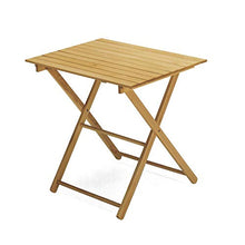 Tomaino Tavolo Pieghevole in Legno Uso Interno Esterno (60X60)