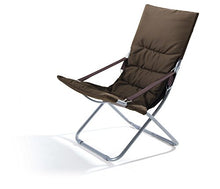 VERDELOOK Poltrona Sdraio Prendisole Maiorca 84x60x92 cm, Marrone, Giardino Esterni