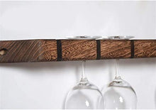 Classico Wine Rack Solid semplice legno Wallmounted e Moderna Grana del legno è chiaro, fermo e stabile, non deformati, durevole, e largamente usato.8 bottiglie di vino rosso e 8 Coppe può essere coll