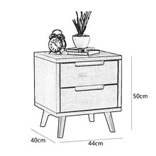 MMWYC Comodino Muto Domestica Addensare Pine all'Ingrosso Locker Doppio pompaggio Camera di Studio da Terra Multifunzione Storage Box (Color : Walnut)