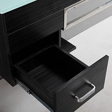 Bagno Italia Mobile Bagno lavandino in cristallo moderno sospeso 100 cm wengè mobili I
