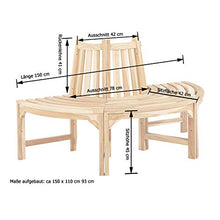 Chicreat Panca da Giardino, Teak, Marrone, 150 cm