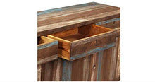 Hanper Dynamic24 - Credenza retrò, stile vintage, con 3 cassetti, 145 x 40 x 75 cm
