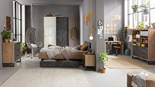 Composad | Cassettone per Letto della Linea LAFABRICA LT2102 e LT2103 Cassetto Contenitore, Cassettone, Dimensioni (LxAxP) 191x34,8x56,5 cm, Colore Grigio Tadao, Made in Italy