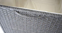 Mendler Baule Contenitore da Esterno HWC-D88 polyrattan ~ Premium 170l Grigio