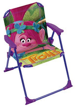Trolls Gnomi 711350 Sedia Pieghevole per Bambini Alluminio/Tessuti 53 x 38 x 32 cm