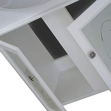 Base con lavabo da bagno design provenzale con vetro decorato opaco