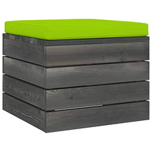 FAMIROSA Set Divani da Giardino su Pallet 4 pz con Cuscini Massello Pino-1790