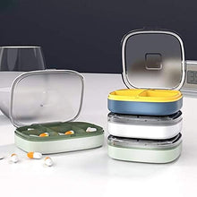 BANGSUN - Contenitore portapillole con sei scomparti per pillole, portatile, sigillato, per 6 pillole