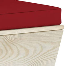 SKM Set Divani da Giardino su Pallet 8 pz con Cuscini Legno Abete (152.4kg) Rosso-3645