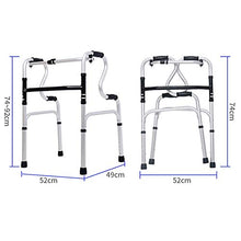 DGEMF Telaio per Camminatori Anziani in Alluminio Regolabile in Altezza con Rullo con Sedile da Bagno e Water,Withoutwheels