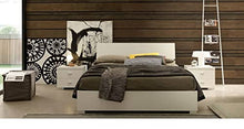 FELVER CASA & CO Letto Matrim. Egos con Cont. Bianco, Matrimoniale