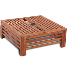 vidaXL Base Porta Ombrellone in Legno Supporto Rivestito Parasole da Giardino
