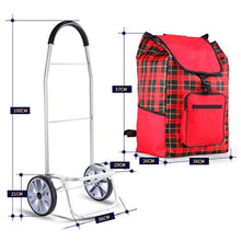 Carrello Carrello Pieghevole Carrello Portatile in Lega di Alluminio Portatile