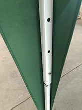 Gazebo Pieghevole Giardino con Teli Laterali E Finestra 3X3 Automatico Fiera (Verde)