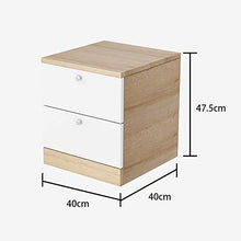 Comodini camera Grana Del Legno Comodino Con 2 Cassetti Camera Comodino - Comodini Mobili Ed Estremità Di Accento Della Tabella Toracica For Casa Camera Accessories Lampada da comodino per scrivania