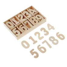 120/180 Pezzi 0 ~ 9 Numeri di Legno Naturale Gioco per Apprendimento Dell'aritmetica di Ragazze - 180 pezzi