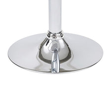 Cribel Rome Sgabello, Polipropilene, Metallo Cromato, Bianco