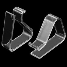 sourcingmap® Tabella tovaglia in plastica finimento Runner Clip supporto pinza 2-3.5cm Spessore 8 PC