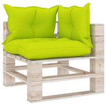 vidaXL Divano da Giardino Pallet 2 Posti con Cuscini in Legno di Pino