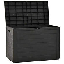 Oushome Baule da Giardino Antracite 78x44x55 cm