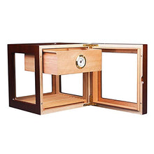 Cigar Box di stoccaggio Creativo Trasparente Piccolo Sigaro Display Cabinet Piano Vernice Cigar Humidor Cedro Cigar Box Perfetto da Usare in Ufficio e Camera da Letto
