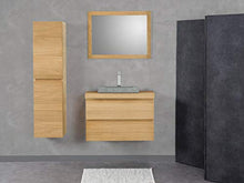 Destock Mobili - Set da bagno, mobile da bagno, colonna e specchio
