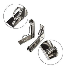GAKIN - Clip per tovaglia da picnic, in acciaio inox, 4 pezzi