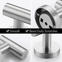 KES Ganci Bagno Ganci Appendiabiti Bagno Gancio da Paret Acciaio Inossidabile SUS304 Spazzolato, A2164DG-2