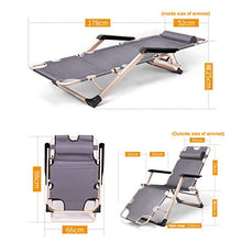 Tayer Lettino Prendisole Sdraio Pieghevole, sedie a Sdraio Cuscino in Cotone, per Prato/Piscina/Giardino/Spiaggia, può resistere a 400 sterline (con Cuscino Testa)