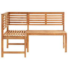 vidaXL Panca da Giardino ad Angolo 140 cm Legno Massello Acacia
