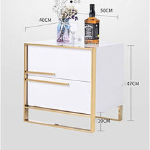 WALNUTA Armadietto in Metallo di Lusso postmoderno Contratto Comodino Contenente Ark Is Simple Small Bedroom Cabinet Mini Ark