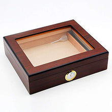 TGhosts Cigar Humidor, Desktop Cigar Humidor Cigar Box di stoccaggio, con igrometro e umidificatore Contiene 20-35 Sigari