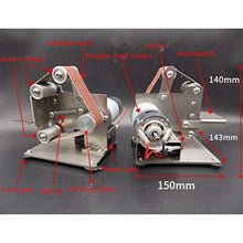 HomeDecTime Levigatrice per Lucidatura A Set di Mini Levigatrici A Nastro Elettrico Multifunzione DIY - Tipo 15mm, Come descritto