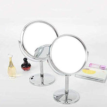 Specchio per il Trucco di ingrandimento 3X Desktop rotabile vanità Desktop Desktop a Forma Rotonda Double Sided