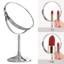 Songmics®, specchio cosmetico 10x, 20 cm, specchio doppio per trucco, BBM006