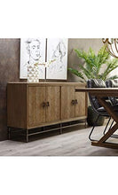 DenZZO - Cassettiera in legno di Mindi naturale, manici originali Cosy