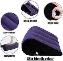 Inflatable Pillow Triangle Multifunctional Magic Cushion Air Blowing Support, Sleep Tool, Can be Taken out