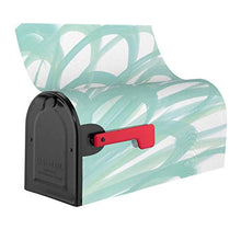 Petali di menta astratto design unico cassetta delle lettere magnetico copre la copertura della cassetta delle poste per giardino giardino giardino giardino dimensioni standard 53 x 45 cm