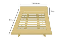 Futon On Line Letto Milano, Naturale, 160 x 200 cm.