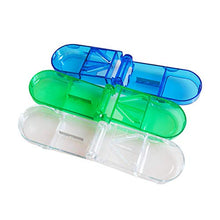 BanGSUN - Contenitore pieghevole per pillole in metallo, per medicine, 5 pezzi