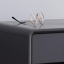 WALNUTA Comodino da Camera da Letto in Legno massello Nordico, Comodino Semplice e Moderno