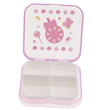 Custodia Portatile per Capsule con Organizer per Contenitori di Medicinali per Tablet a 4 Slot