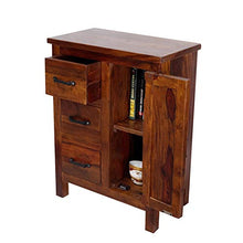 Fab Furnish - Credenza vintage con 3 cassetti e ripiano rimovibile